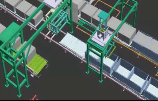 水泥發泡砌塊(kuài)生産線 泡沫混凝(níng)土砌塊生産線3D視(shi)頻